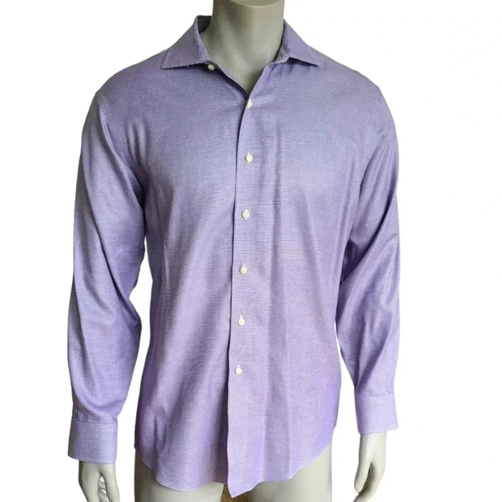 BROOKS BROTHERS Regular fit  Regent Purple Shirt